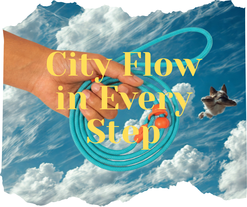 City Flow in Every Step With The UrbanGrip Rope Leash