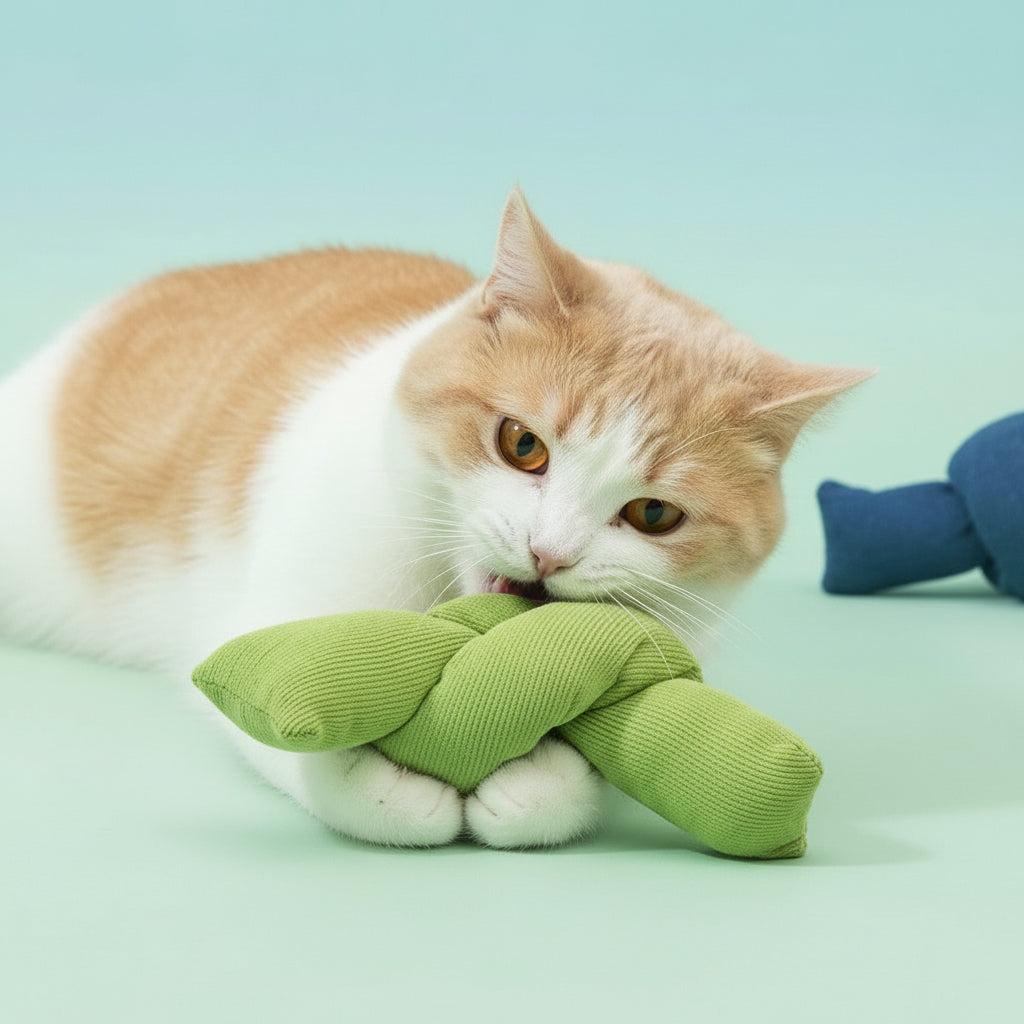 KnotPlay Natural Cotton Cat Tug