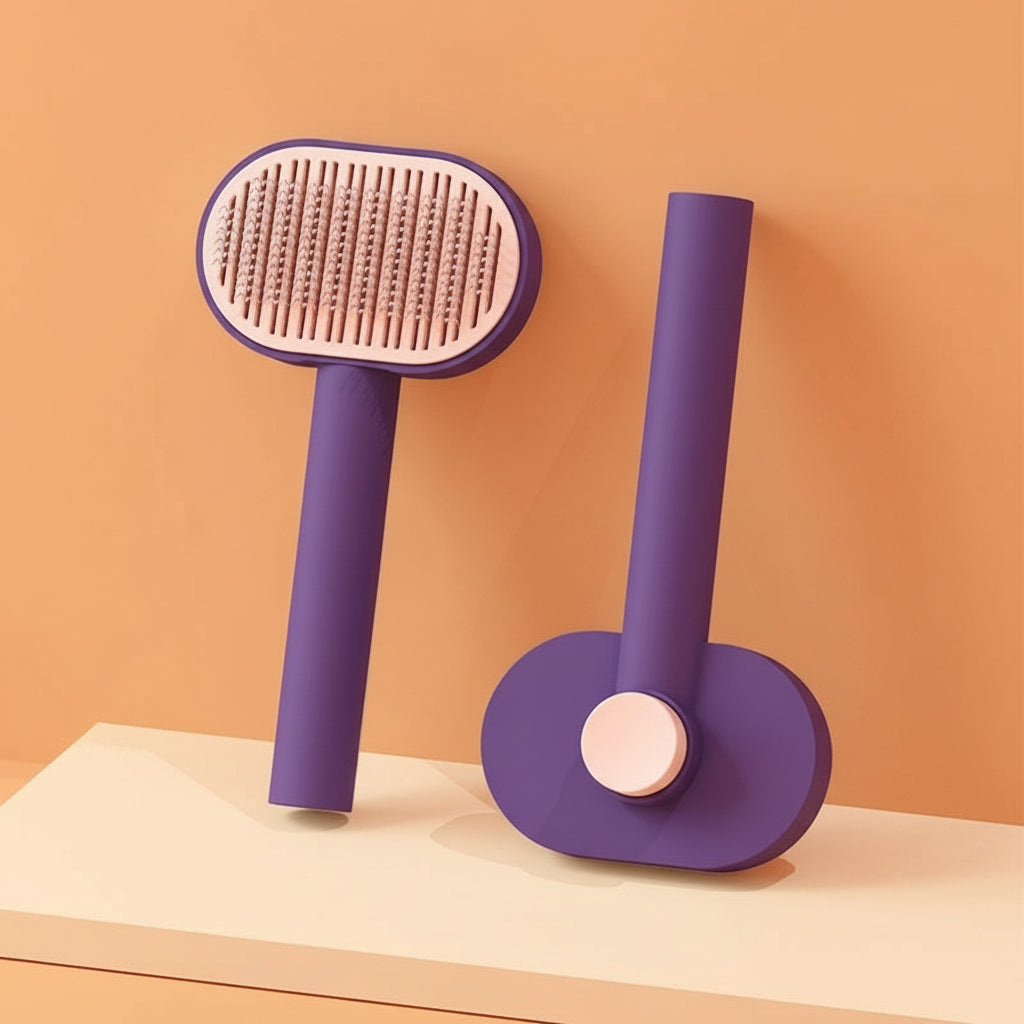 IceCreamGlow Pet Grooming Brush