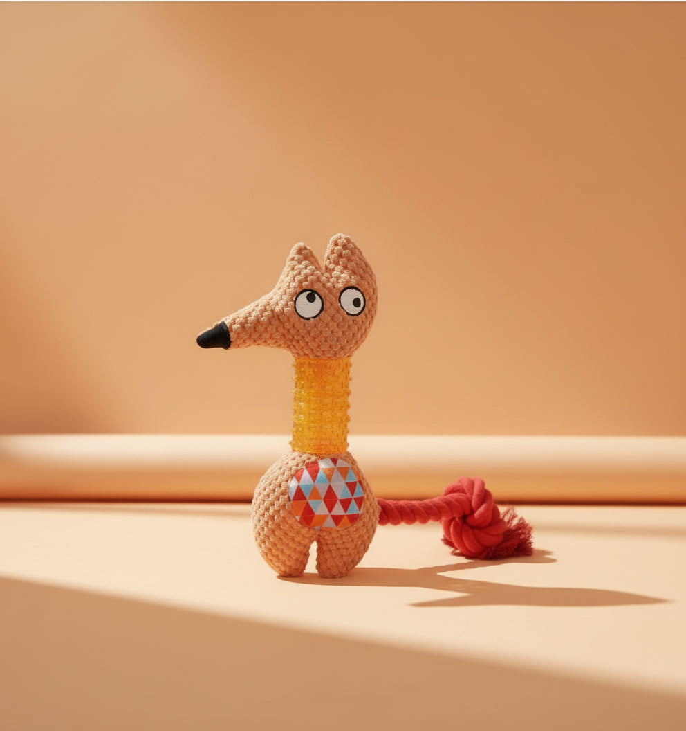 SillyNecks Blueberry Noodle & Tango Spice Pet Toy