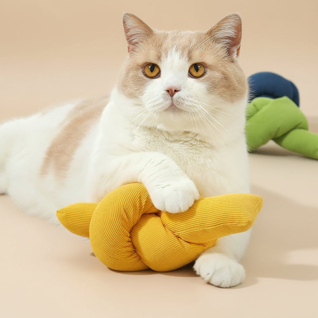 KnotPlay Natural Cotton Cat Tug